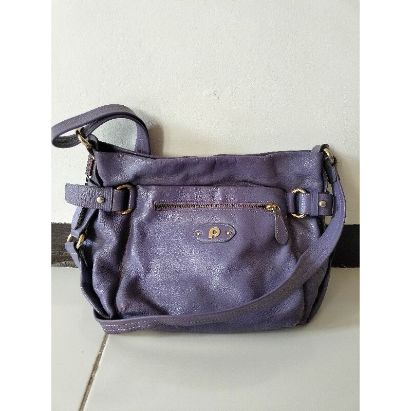 TAS PAPILON PRELOVED MULUS WARNA TERUNIK UNGU