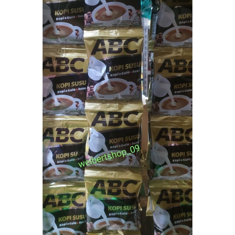 

Kopi Abc kopi susu sachet 30gr (isi 10 pc)