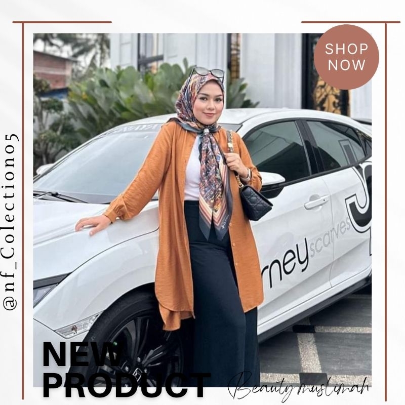 Terbaru ‼️ Moza tunik by journey scarves || baju atasan wanita dewasa terbaru 2023 || baju muslimah 