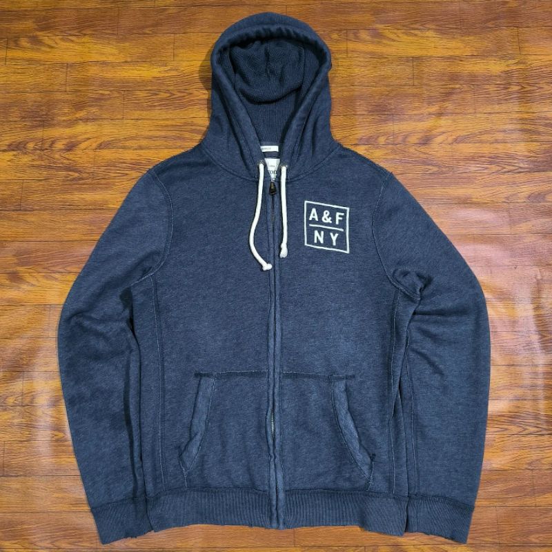 HOODIE DISTRESSED ABERCROMBIE & FITCH ORIGINAL MUSCLE FIT