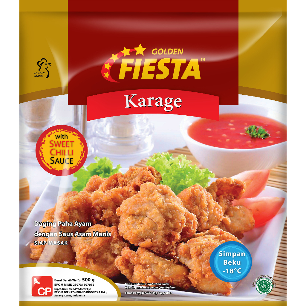 

Fiesta Golden Karage With Sweet Chilli Sauce 500gram