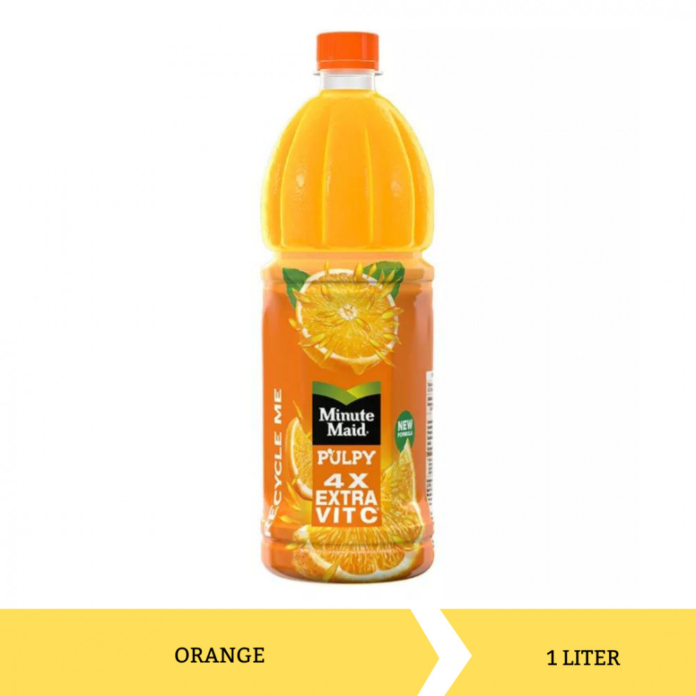 

MINUMAN SEGAR MINUTE MAID PULPY ORANGE 1L