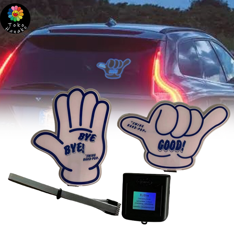 Lampu LED Universal untuk Mobil dengan Saklar Manual - Tambahkan Sentuhan Racing Pada Jendela Depan 