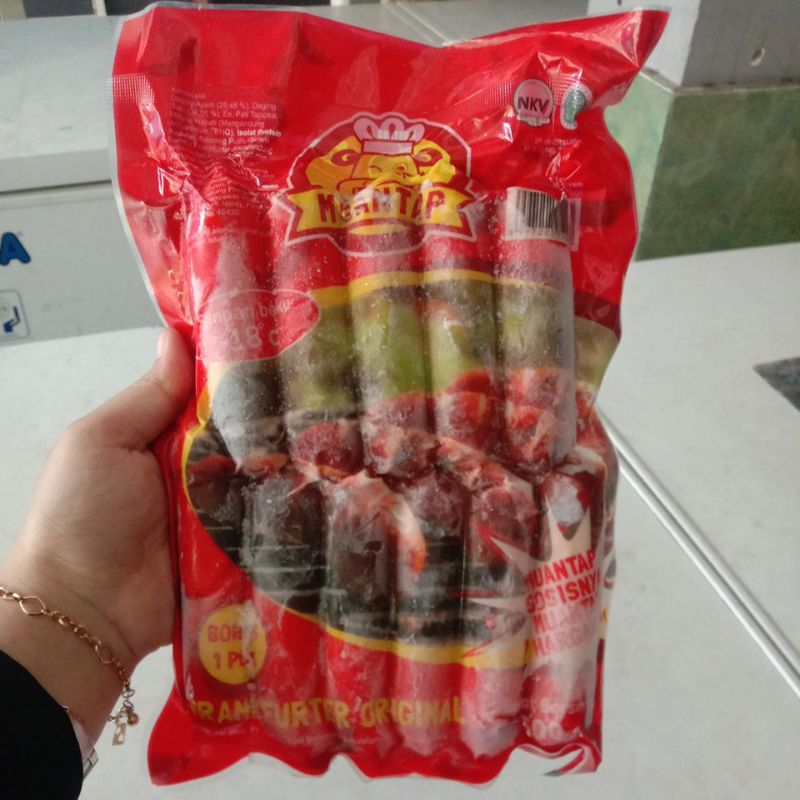 

Sosis bakar Merk Mantap original 500gr