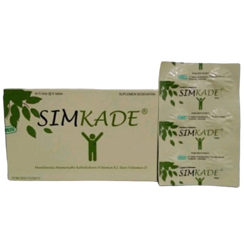 SIMKADE (BOX 30TABLET)VITAMIN K2 VITAMIN D3