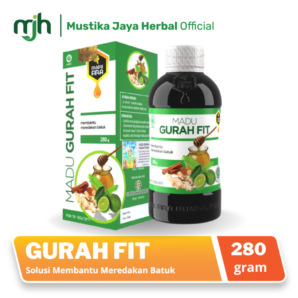 Madu Gurah Fit Obat Gurah Obat Gangguan Tenggorokan dan Pernapasan Batuk Menahun Sinusitis TBC