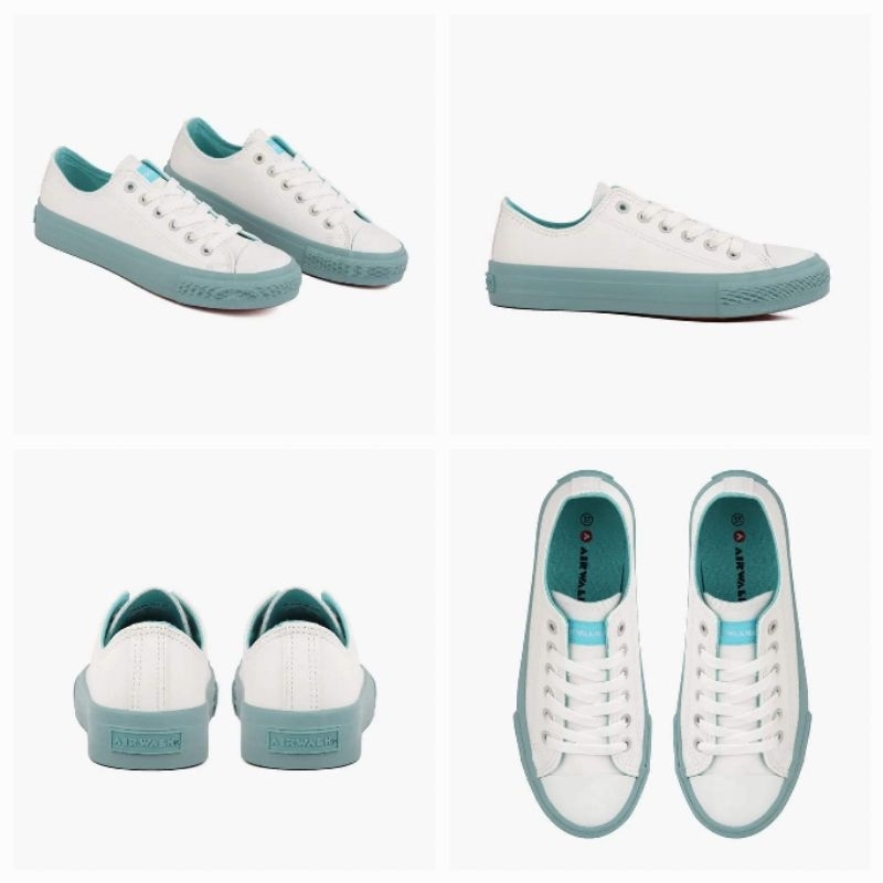 100%Original Sepatu Kets Wanita Airwalk Tiffin- Putih/hijau Kode Produk: AIWXF230516W28