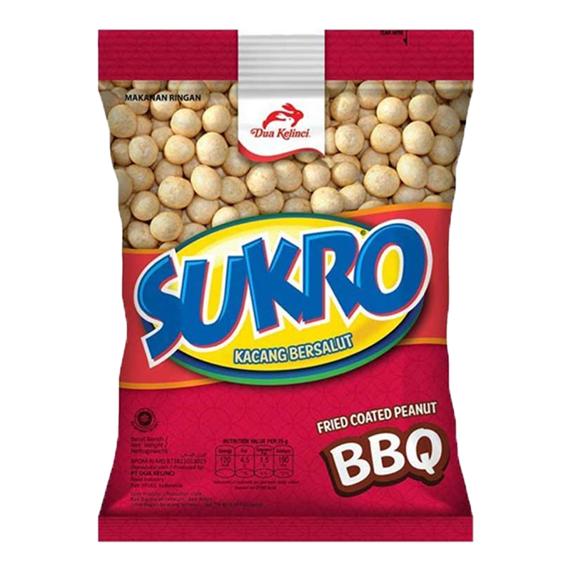 

Dua Kelinci Sukro Kacang Atom Barbeque 95 g