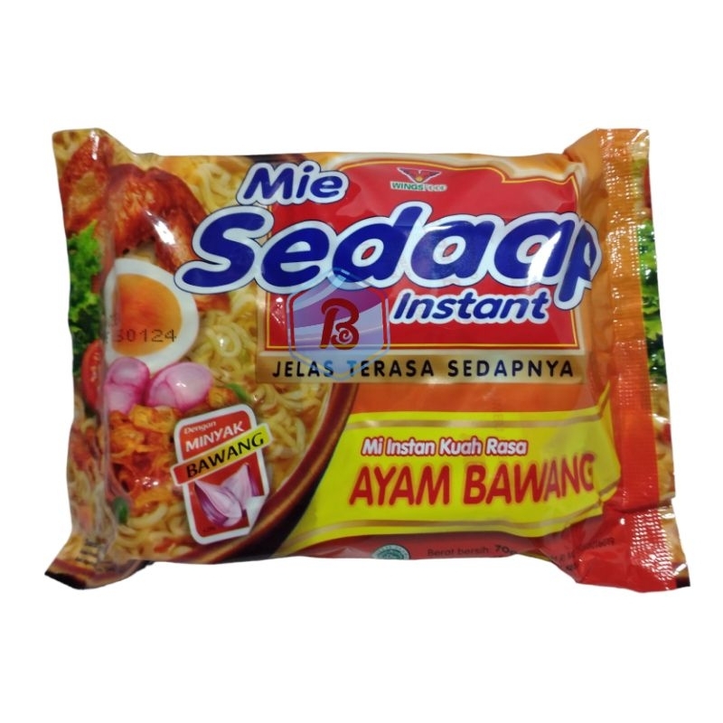 

Per Pcs - Mie instan kuah rebus Sedaap Ayam Bawang