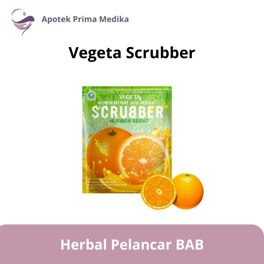 

Vegeta Scrubber Rasa Jeruk - Obat Pelancar BAB