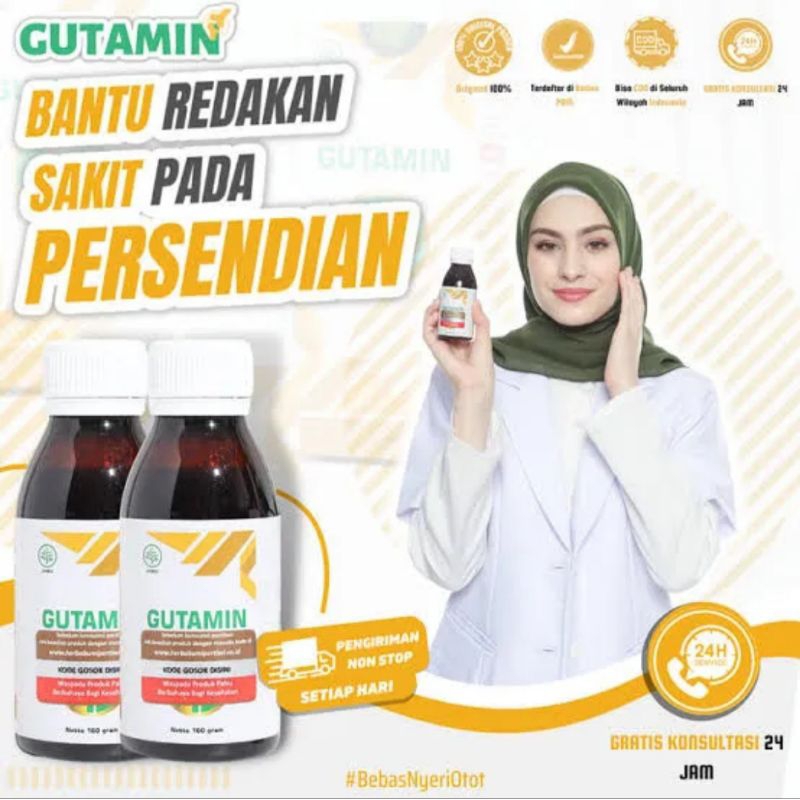 Gutamin Madu Herbal Asli / Madu Gutamin 100% Mengatasi Masalah Saraf, Kolestrol, Sendi Dan Tulang