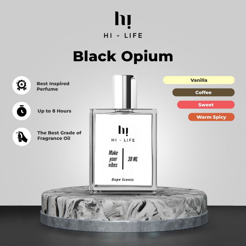 Hi-Life Inspired Parfum // Dupe Perfume Black Opium // Dark Opium