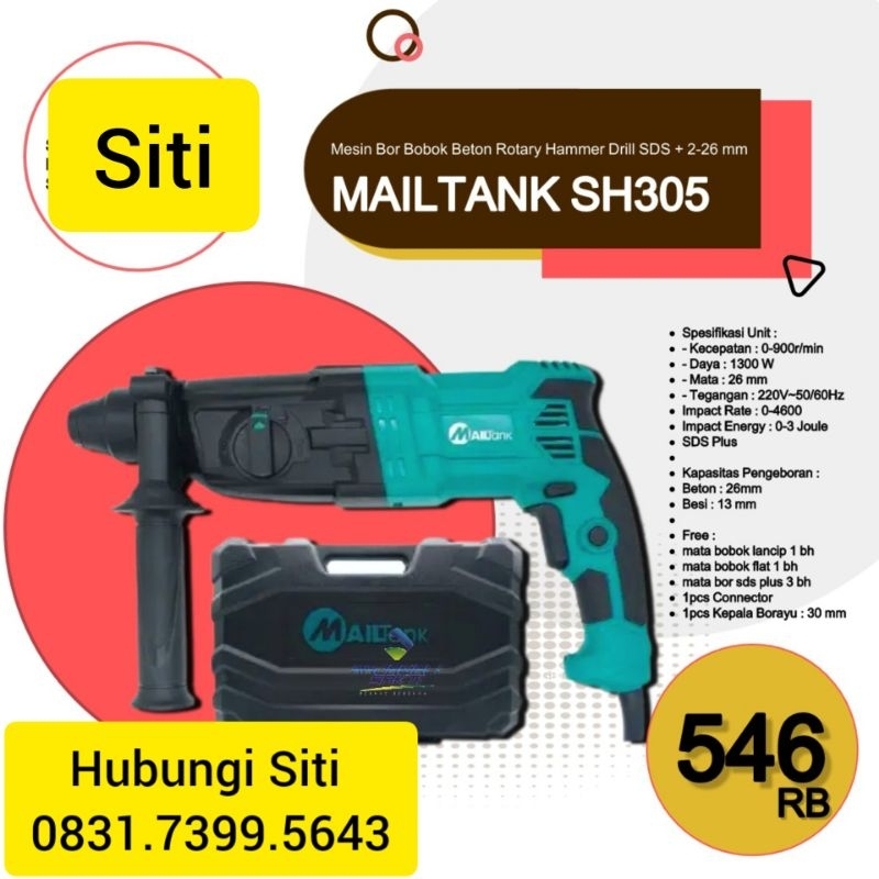 Bor bobok beton 26 mm mailtank