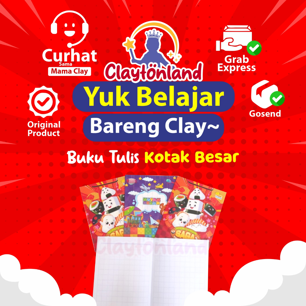 

1Pcs Buku Tulis Kotak Besar Mandarin Vision