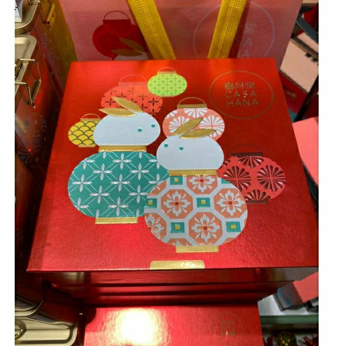 

Kue Bulan Casahana Mooncake Get Togather Mkl Red isi 4 | Box