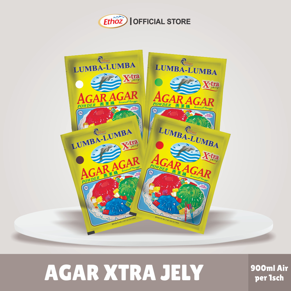 

Lumba lumba xtra agar powder extra jelly / agar dan jelly bubuk 2 pcs