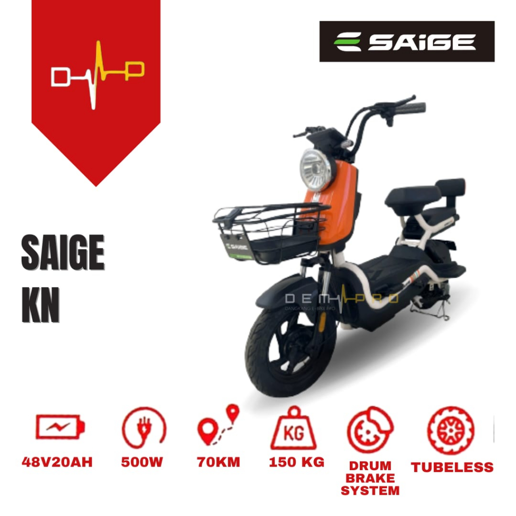 Sepeda listrik SAIGE KN MURAH MERIAH