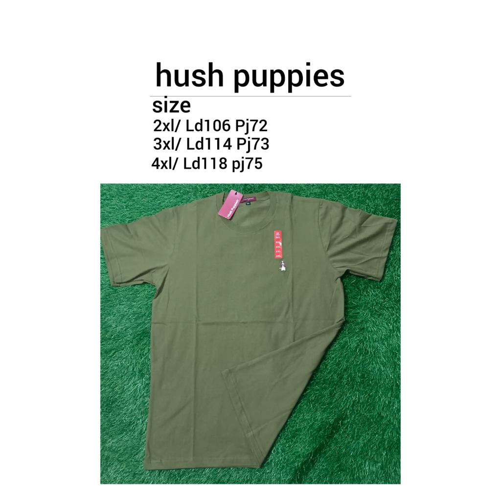 KAOS HUSH PUPPIES COWO DEWASA - ORIGINAL BRANDED