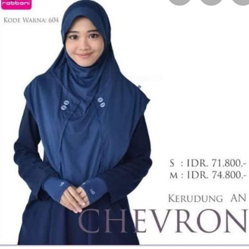 Kerudung instan Aj Chevron Rabbani ori
