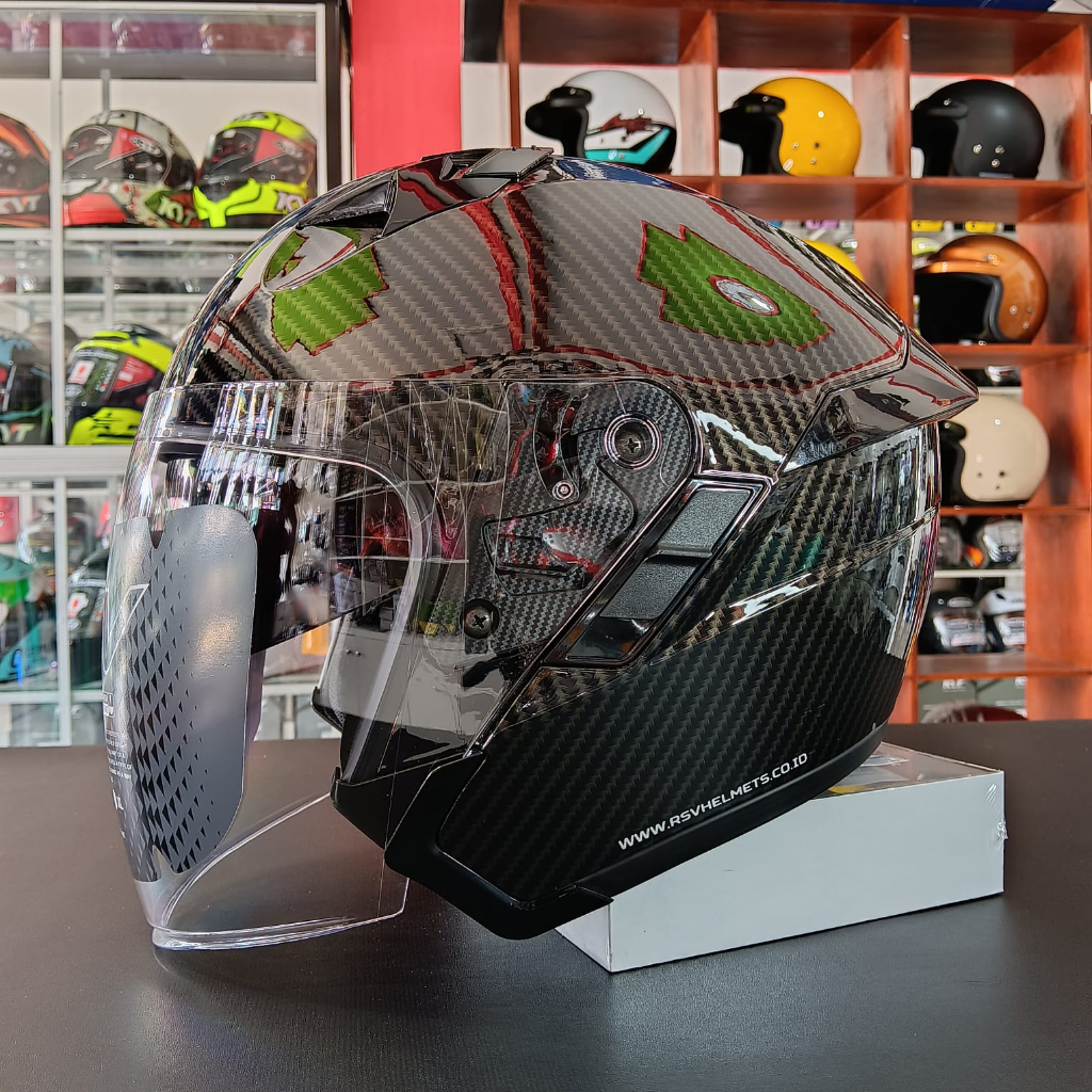 RSV Sv300 Carbon solid double visor