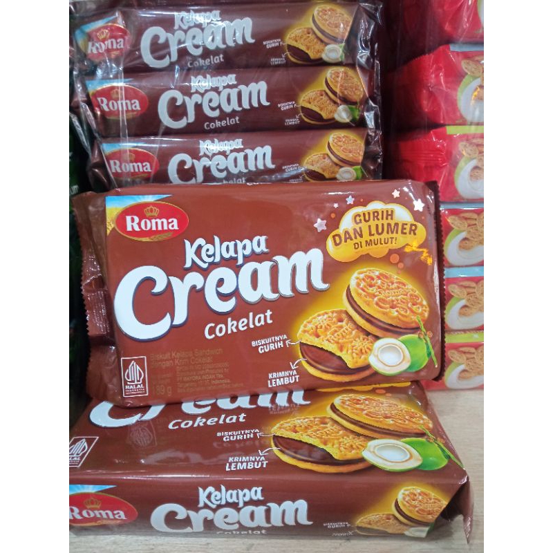 

Roma Kelapa Cream Coklat