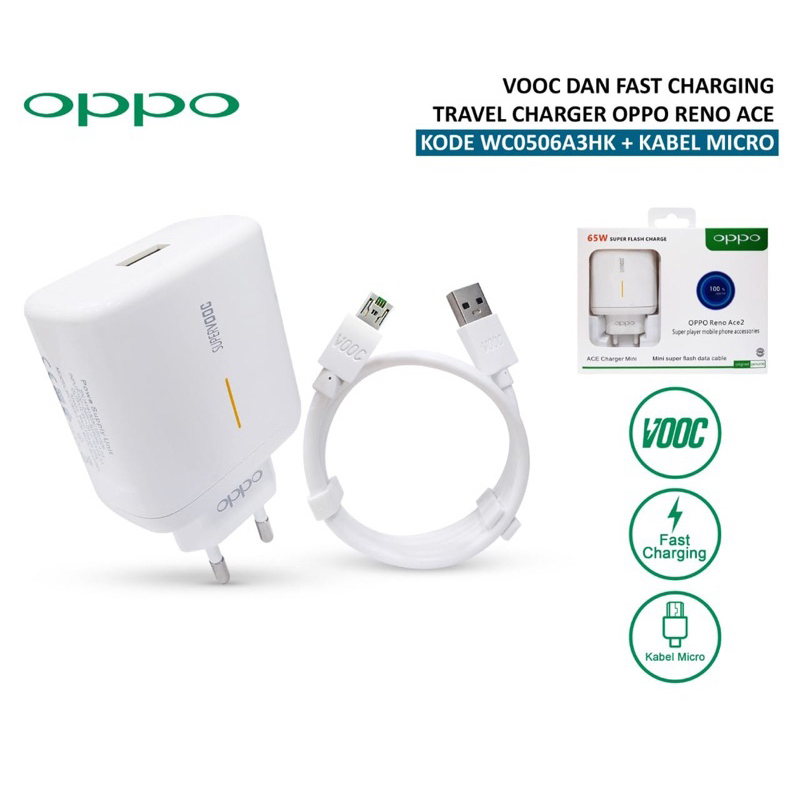CHARGER CASAN HP OPPO TIPE C / MICRO FAST CHARGING
