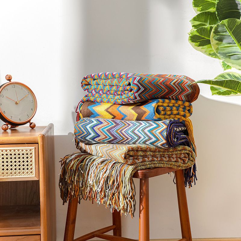 Bohemian sofa blanket / ethic blanket / bedspead penutup sofa selimut sofa throw blanket