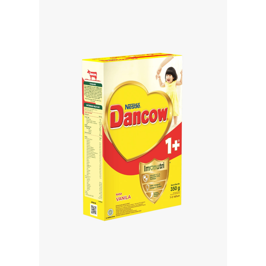 

Nestle Dancow Nutritods 1+ Vanila 350gr - Susu Pertumbuhan Tahap 1 Plus (1-3 Tahun)