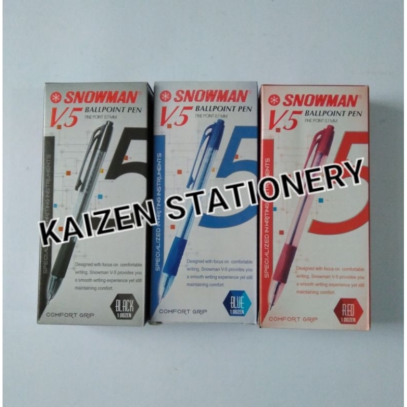 

PULPEN/ BALLPOINT PEN SNOWMAN V-5