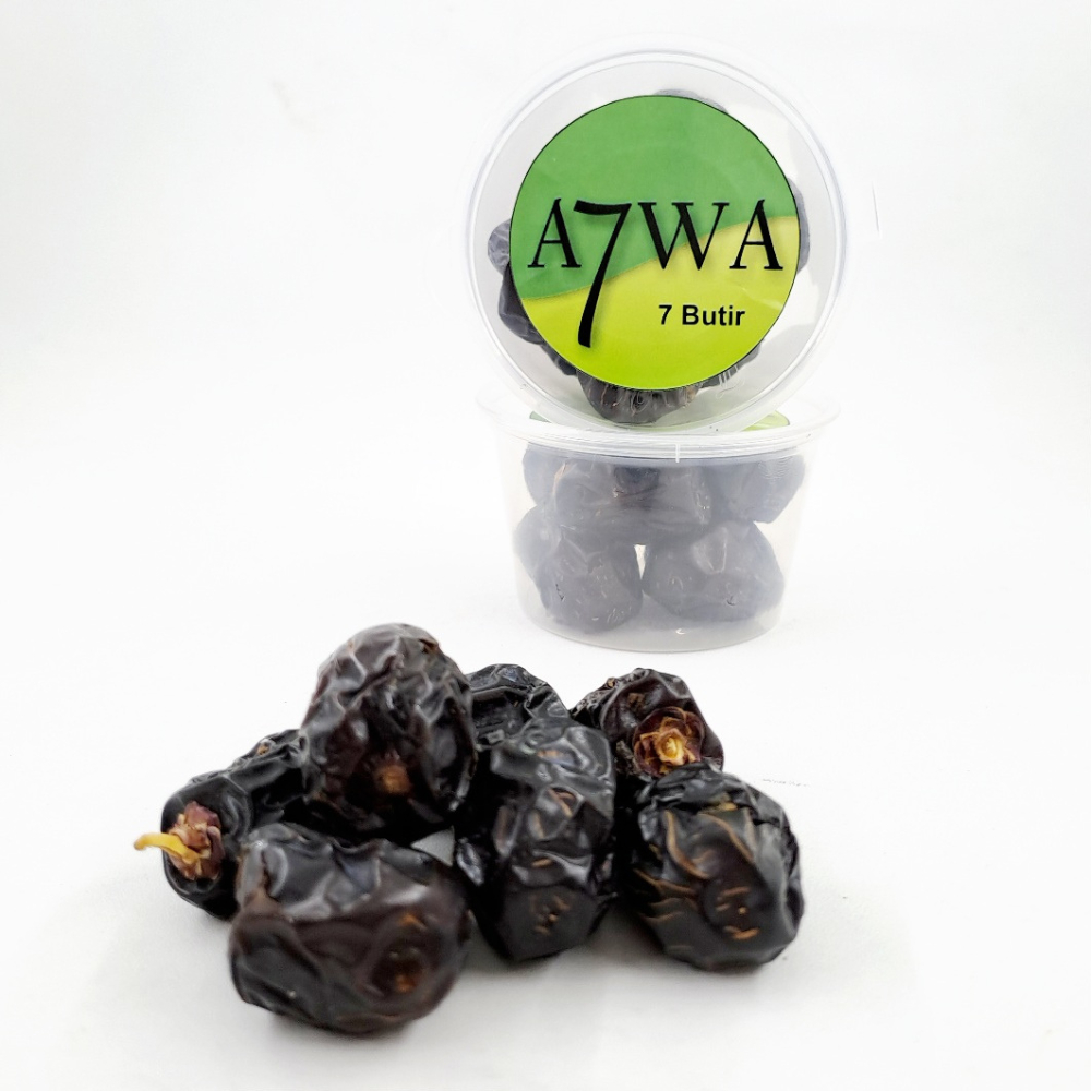 

Kurma Ajwa Kurma Nabi 7 Butir / Kurma Ta'jil