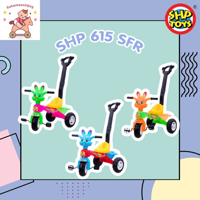 MAINAN TUNGGANG ANAK TRICYCLE MODEL BERUANG SFR 615 - SHP TOYS