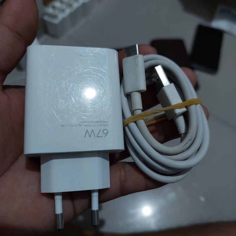 Carger ori Xiaomi 67 W 11 pro F4 mi11t dll second fisik 85% ori copotan