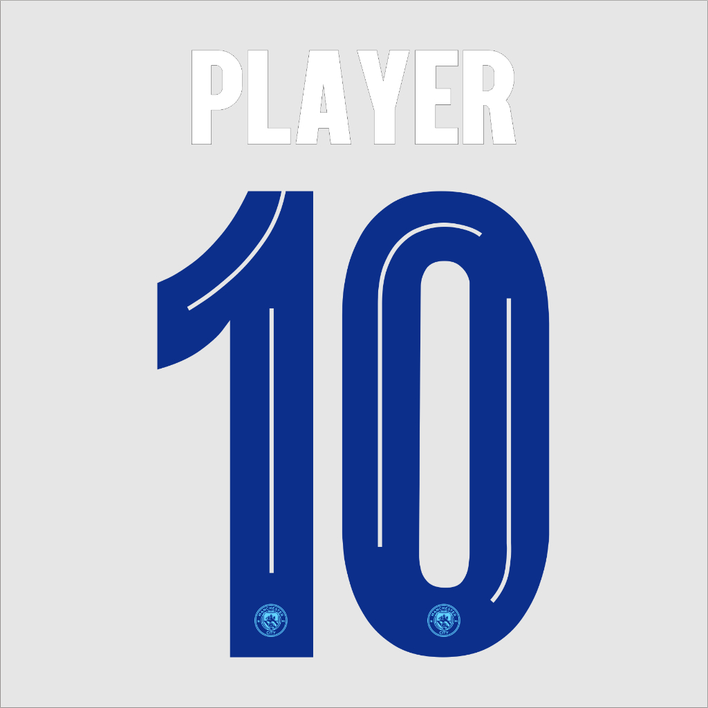 Font Bola Manchester City FC 2023-2024 TTF, Vector, Coreldraw