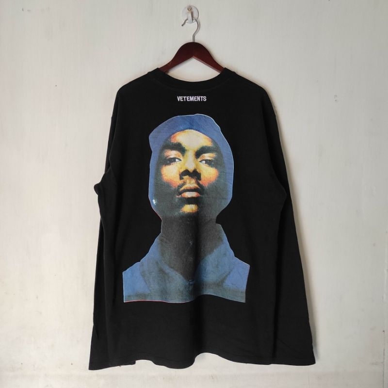 Vetements Snoop Dogg long slevee tee shirt kaos band