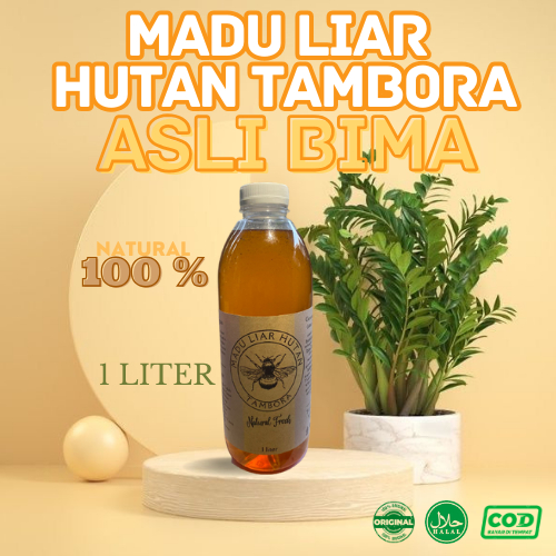 

MADU HUTAN HUTAN ASLI GUNUNG TAMBORA BIMA 1 LITER raw honey original murni herbal vitamin alami penyembuh berbagai macam penyakit meningkatkan daya tahan tubuh madu sumbawa nusa tenggara barat asli tanpa campuran alami original