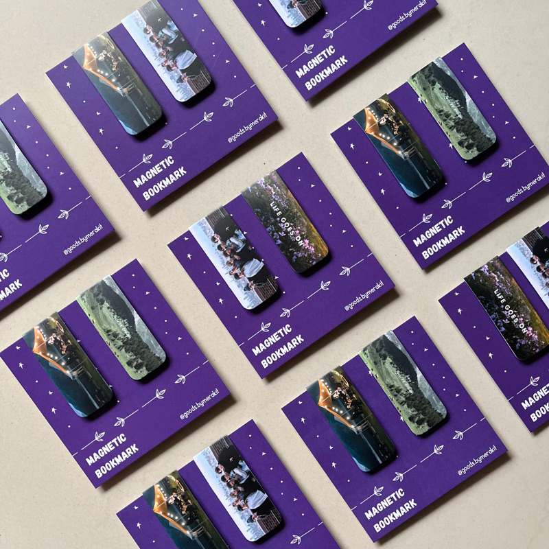 

Magnetic Bookmark BTS