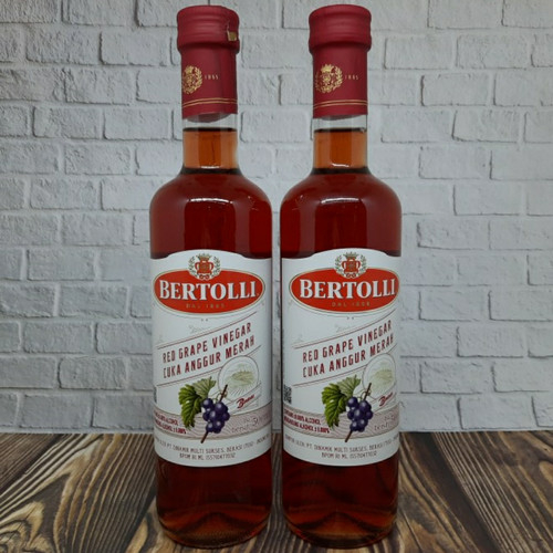 

Bertolli Red Vinegar 500ml Cuka Frementasi Rasa Anggur