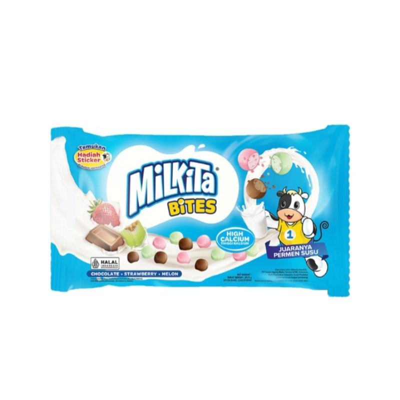 

Milkita bites permen susu 25.5 gr