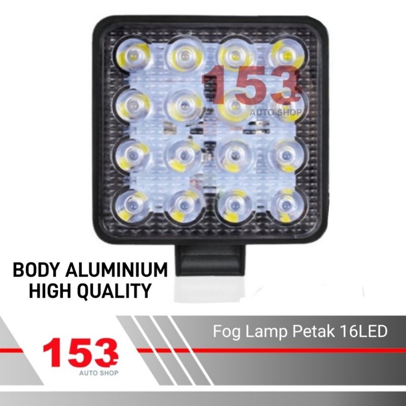 Fog Lamp Work Lamp  Petak LED 16LED 12-24V 48W