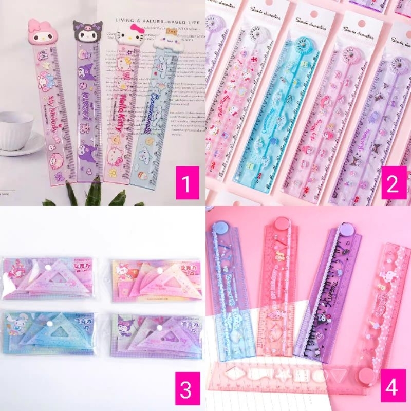 

Penggaris Busur Sanrio Karakter Hello Kitty Kuromi My Melody Cinnamoroll