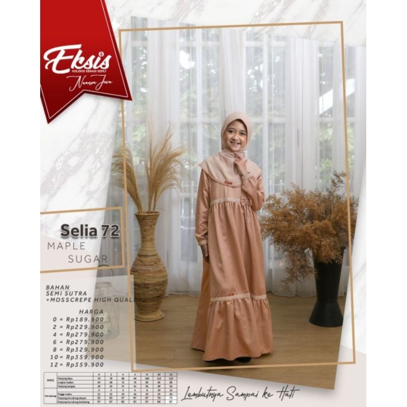 Seply Gamis Kondangan Anak Wanita Selia 72