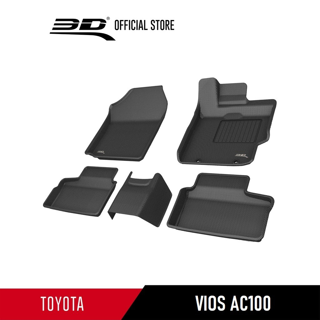 Karpet Mobil 3D / 3D Car Mats Toyota Vios AC100 [2023 - Present]