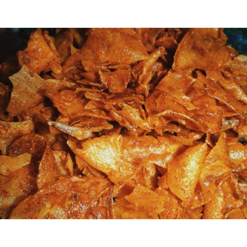 

Kripset / Kripik Singkong Extra Pedas Daun Jeruk 250 gram
