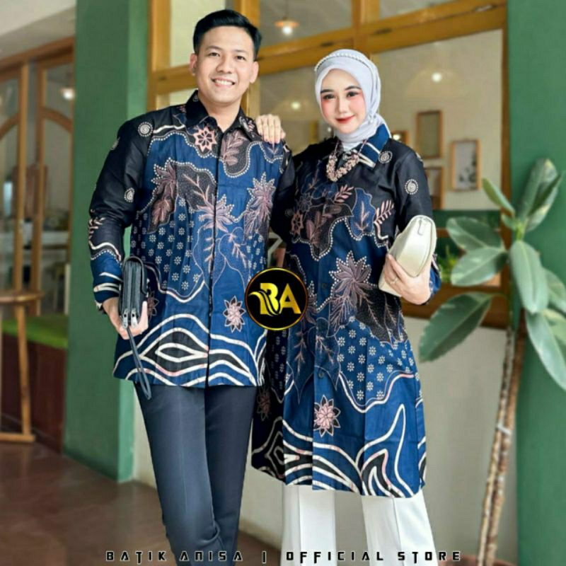 *CP Tunik Kemeja motif kuncup