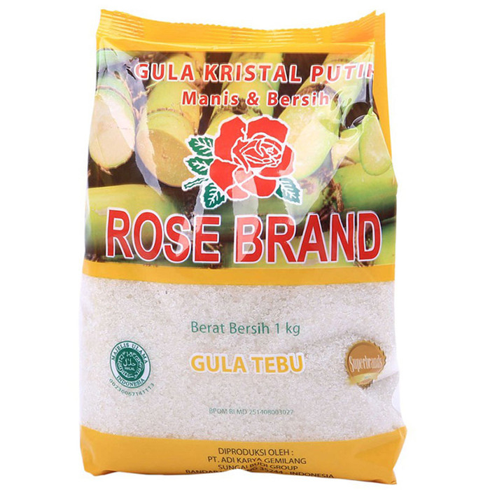 Gula Kristal Kuning Rose Brand 1 kG Gula Rose Brand