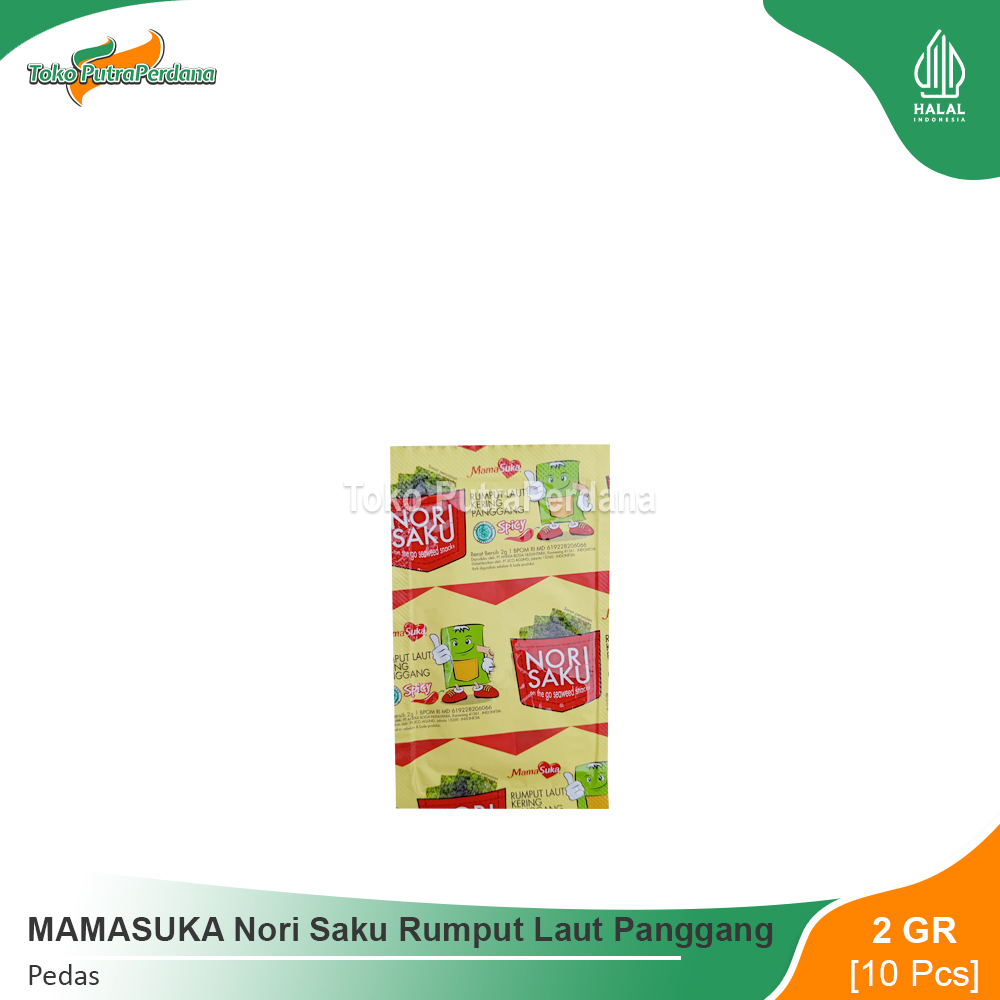 

MAMASUKA Nori Saku Pedas 2gr (10 Pcs)