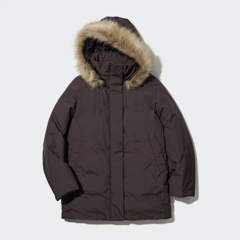 UNIQLO Women Jaket Mantel Winter Wanita Hybrid Down Coat