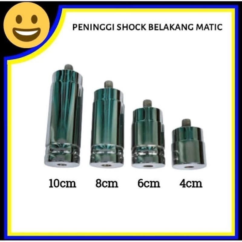 PENINGGI SHOCK BELAKANG MATIC BEAT VARIO MIO XRIDE PCX NMAX AEROX LEXI SCOOPY XMAX DUDUKAN SHOK SOK 
