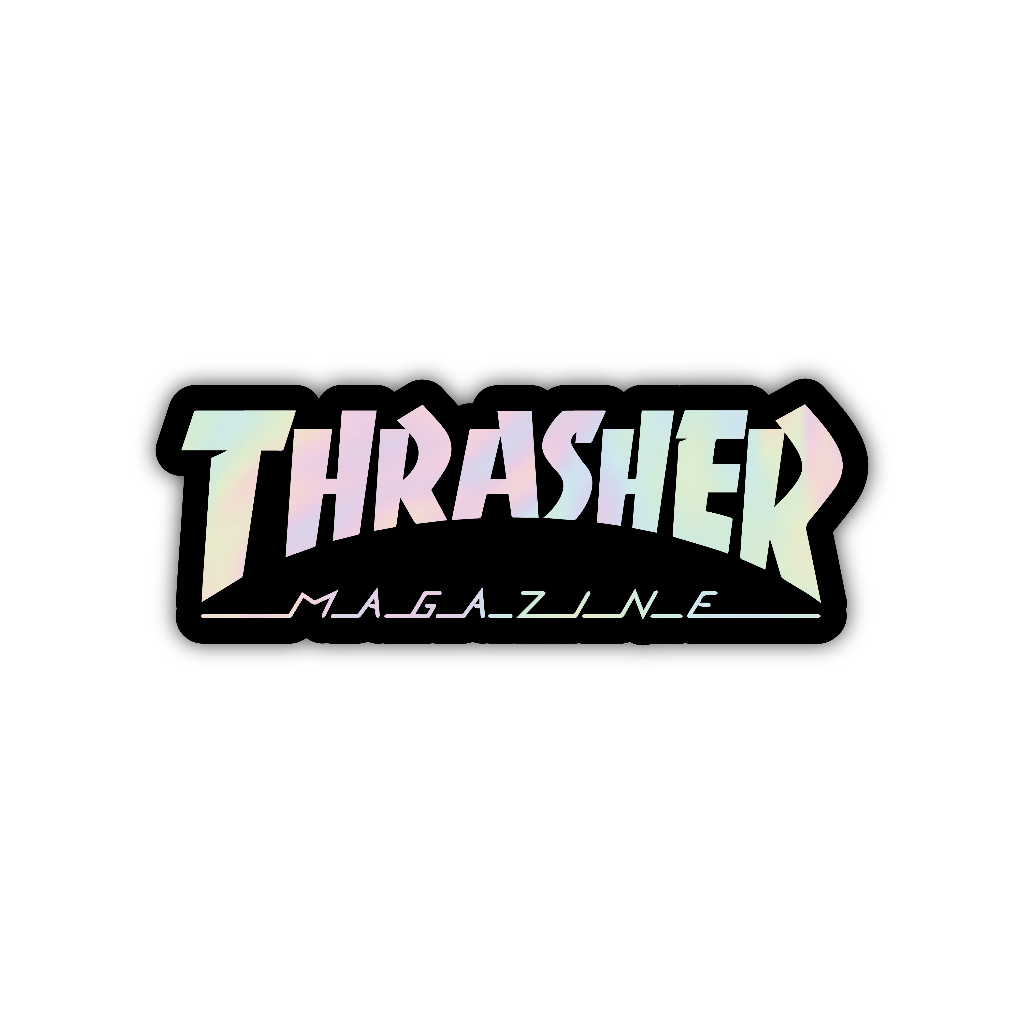 

sticker thrasher, stiker hologram satuan- Z006