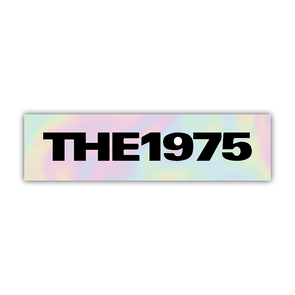 

sticker the 1975, stiker hologram satuan- Z012
